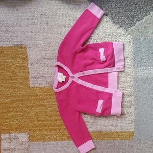 Kate Spade Baby girl Colorblock bow cardigan